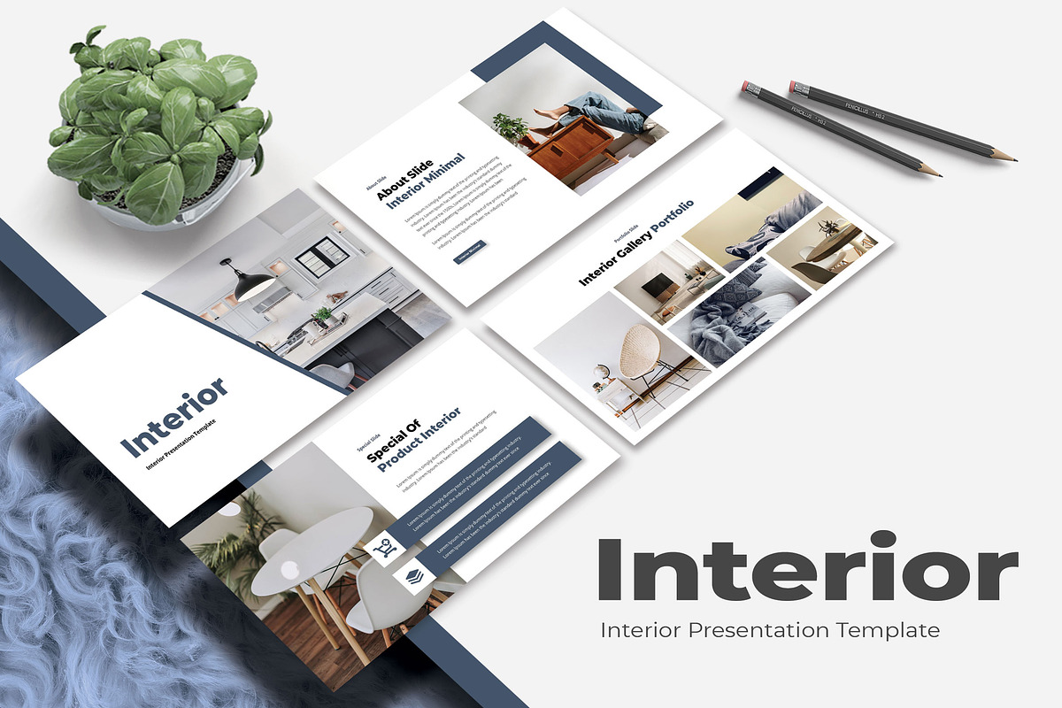 Interior Keynote-Google Slide, a Presentation Template by TypeMakers