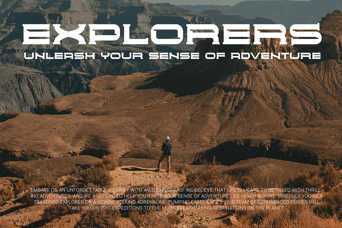 Wones Modern Technology Sans Serif, a Sans Serif Font by Perfectype (Photo 2 of 6)