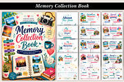 Memory Collection Book, a Stationery Template by Designmela01 (Thumbnail 1 of 5)