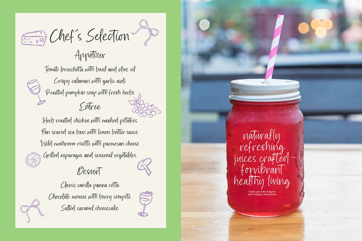 Pastelswirl Casual Handwritten Font, a Script Font by stylishtype.co (Photo 4 of 15)