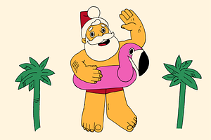 Tropical Santa