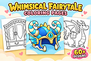 Fairytale Coloring Pages Vol. 4, an Object Illustration by Inkivelle Studio (Thumbnail 1 of 3)