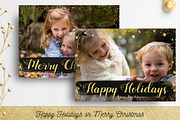 Christmas Card Template Photoshop, a Card Template by Nifty Template Studio (Thumbnail 4 of 13)