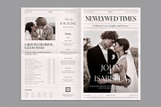 Wedding Newspaper Template, a Brochure Template by BrandPacks (Thumbnail 2 of 4)