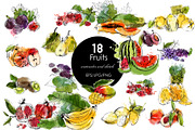 60 Vegetabiles and Fruits., an Illustration by Tatiana Davidova (Thumbnail 2 of 3)
