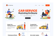 Car Service Illustrations, a Transportation Illustration by Vectors Market (Thumbnail 4 of 9)
