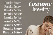 Results Letter Family (18 Fonts), a Serif Font by Positive TypeFoundry (Thumbnail 2 of 17)