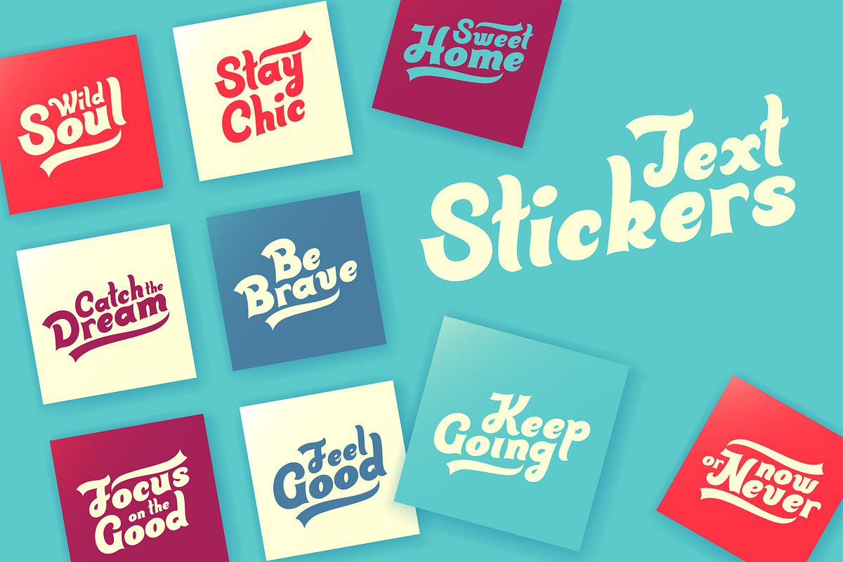 Sunny Bay font and graphics preview 3