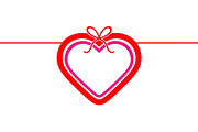 Valentine Heart Frame Bow Collection, a Person Illustration by Designer_Momina (Thumbnail 17 of 17)