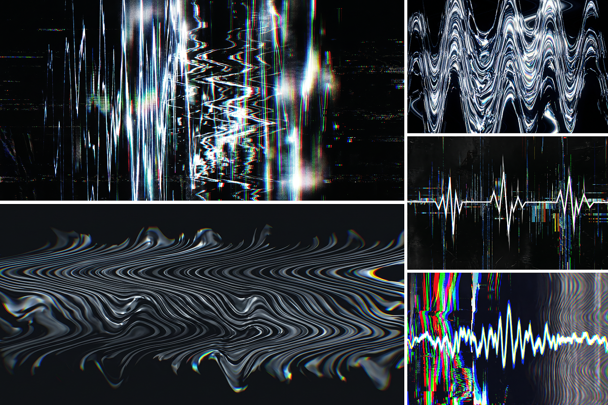 Glitch Overlay Textures, a Texture Graphic by PopotLane (Photo 7 of 8)