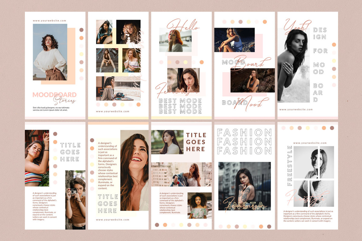 15 Moodboard - Instagram Story, a Social Media Template by feydesign (Photo 2 of 3)