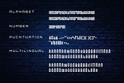 Zanterox - Cyberpunk Futuristic Font, a Sans Serif Font by Dhabee (Thumbnail 2 of 7)
