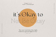 Orange Avenue | Ligature Serif Font, a Serif Font by Krismagraph (Thumbnail 12 of 12)
