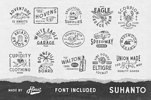 15 Vintage Badge Templates Vol.01