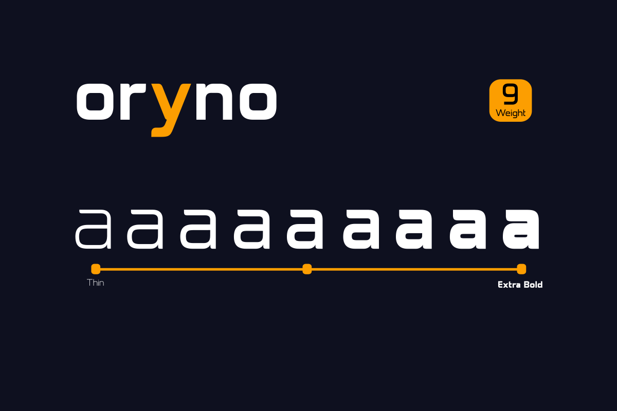 Oryno, a Sans Serif Font by Zafiratype (Photo 10 of 10)