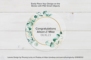 Clear Sticker Mockup Bundle - PSD, a Packaging Mockup by MelissaBMockups (Thumbnail 2 of 7)