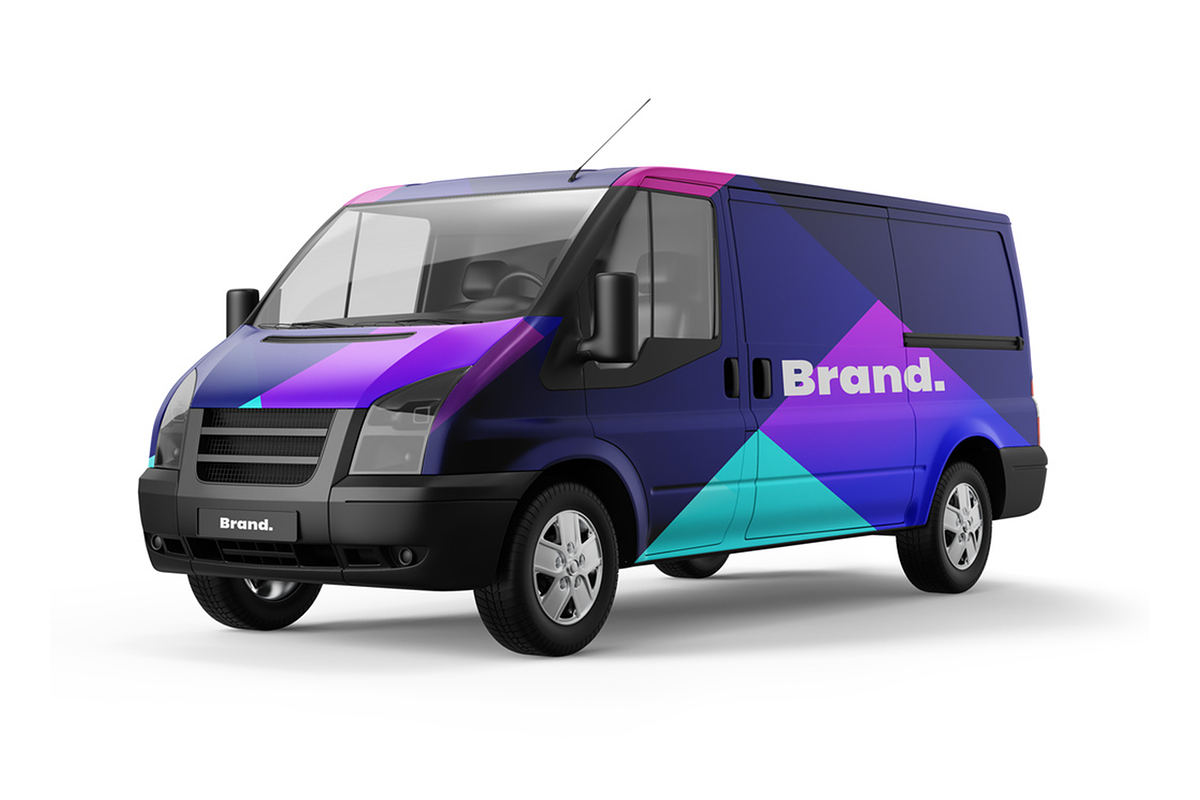 Van Car Mockup, an Advertising Mockup by Se٧enStudio (Photo 2 of 2)