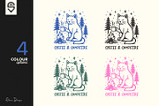 Coffee And Campfire Cat T-shirt, an Animal Illustration by shaondesigns (Thumbnail 2 of 5)