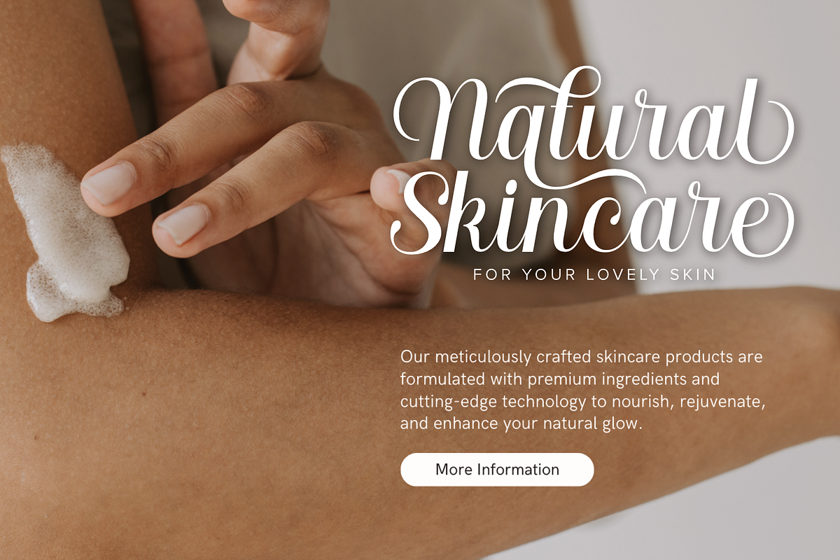 Nahla Script Regular, a Script Font by Debut Studio (Photo 12 of 16)