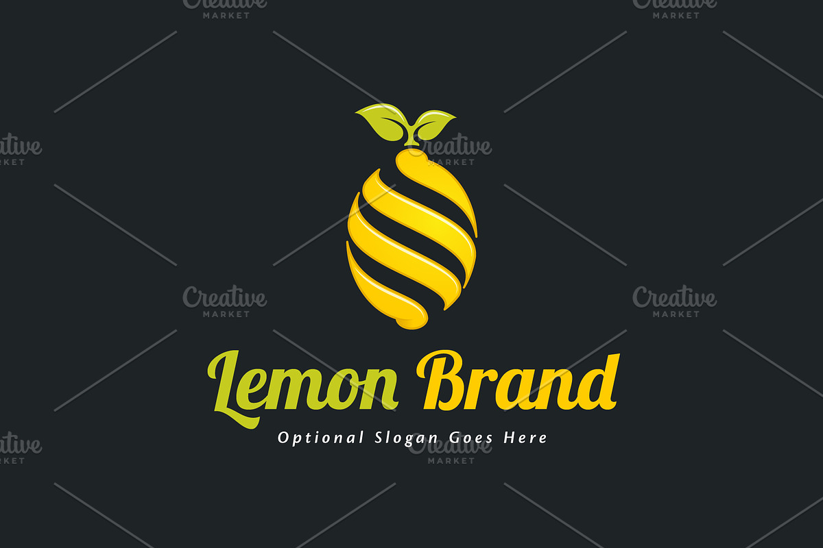 Lemon Twist Custom Logo, a Branding & Logo Template by ARTE MIGUEL (Photo 2 of 3)