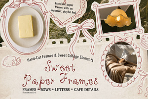 Sweet Hand-Drawn Paper Frames, an Object Graphic by DreamoraArt