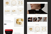 Jewelry E-Commerce Figma Template, an UI Kit Template by Reza Space (Thumbnail 2 of 4)