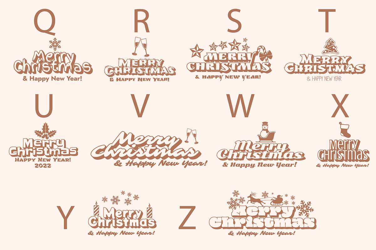 Christmas Dingbats Font, a Symbol Font by Minimalartstudio (Photo 3 of 3)