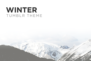Winter Tumblr Theme, a Websites & App Template by Vietism