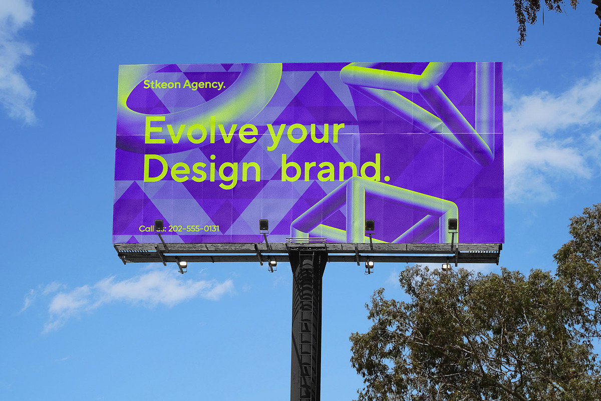 Billboard Poster Street Mockup, an Advertising Mockup by Asylab (Photo 3 of 5)
