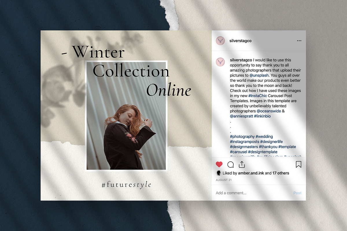 Canva Instagram Posts & Stories Pack, a Social Media Template by SilverStag Type Foundry (Photo 42 of 48)