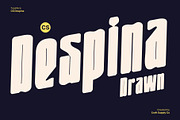 CS Despina Drawn, a Sans Serif Font by Craft Supply Co. (Thumbnail 1 of 8)