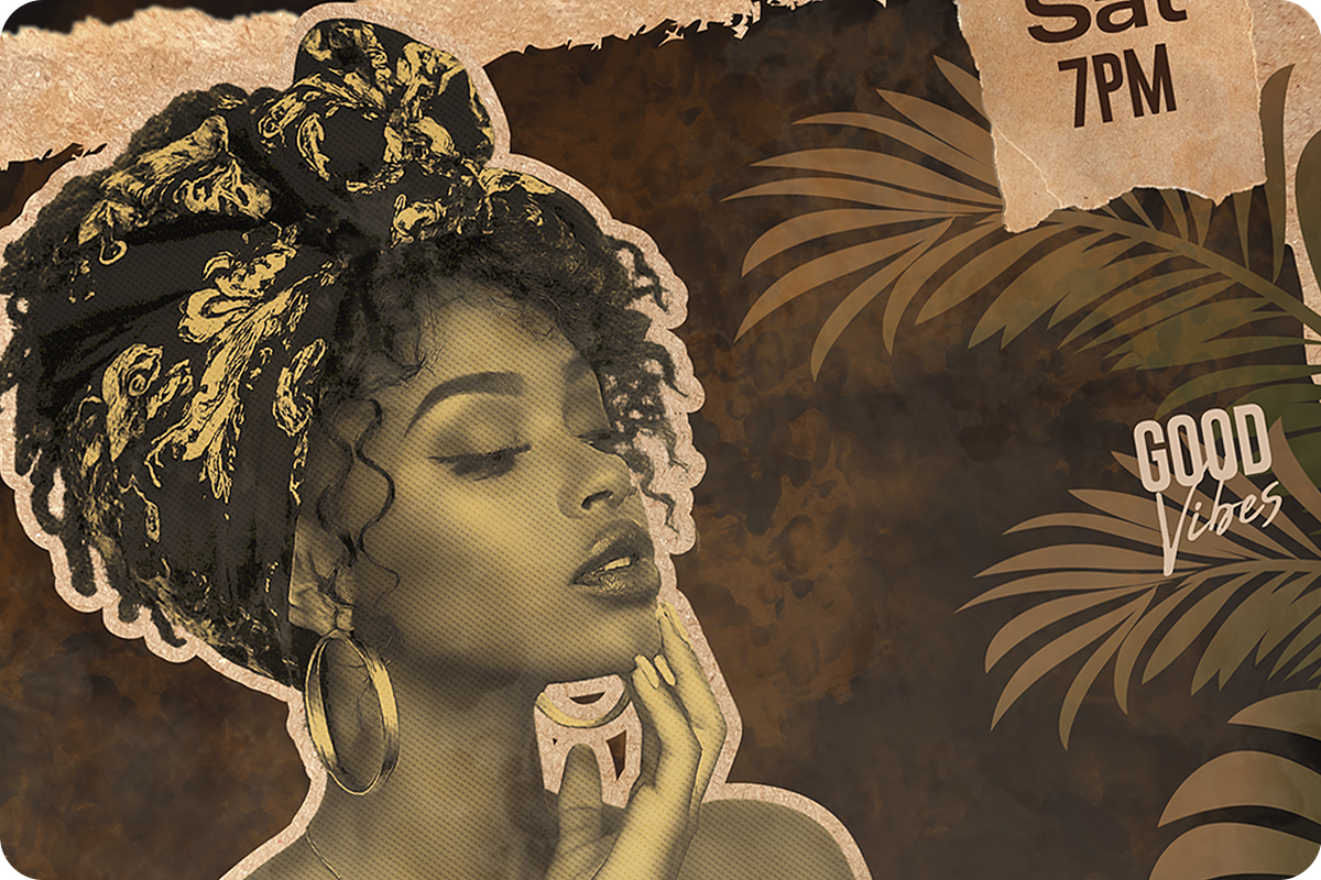 Afro Beat Social media template, a Social Media Template by regalDRAW (Photo 2 of 3)