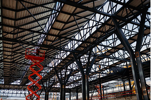 Steel structure of industrial, an Industrial Photo by HalfPoint