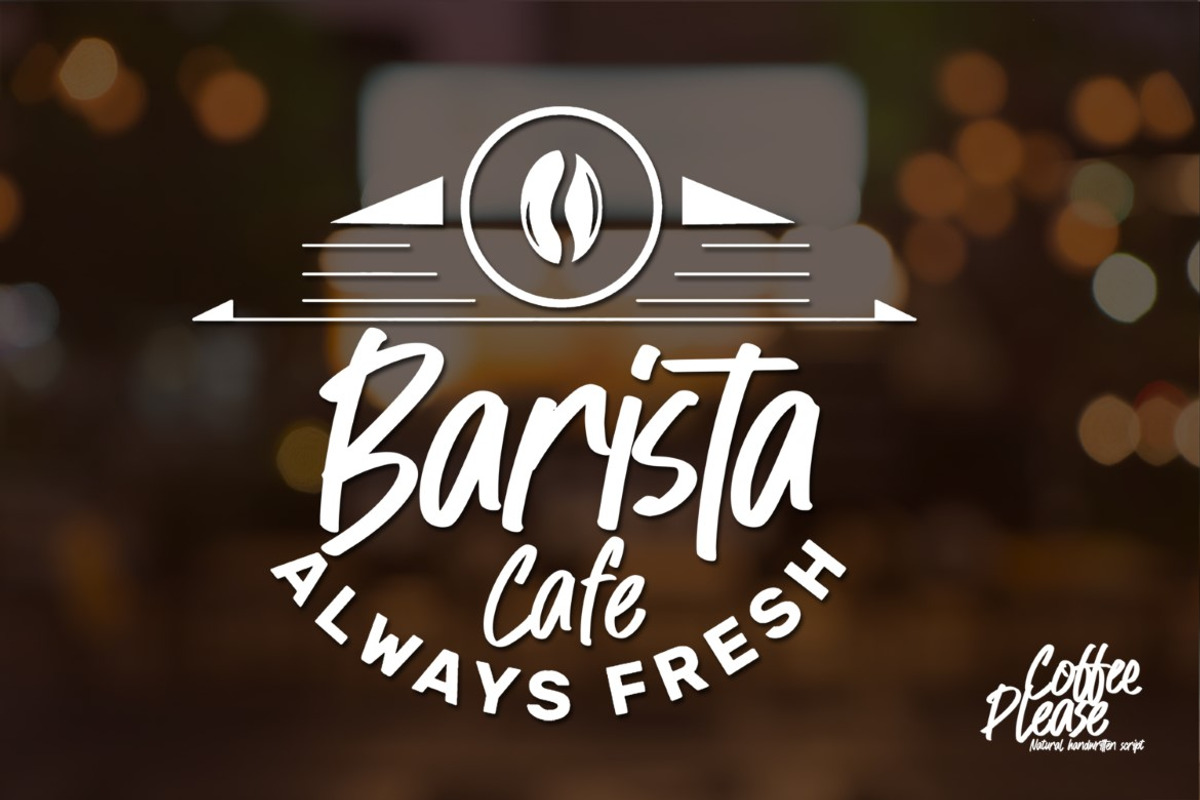 Coffee Please - Natural Handwritten, a Script Font by Gassstype (Photo 2 of 8)