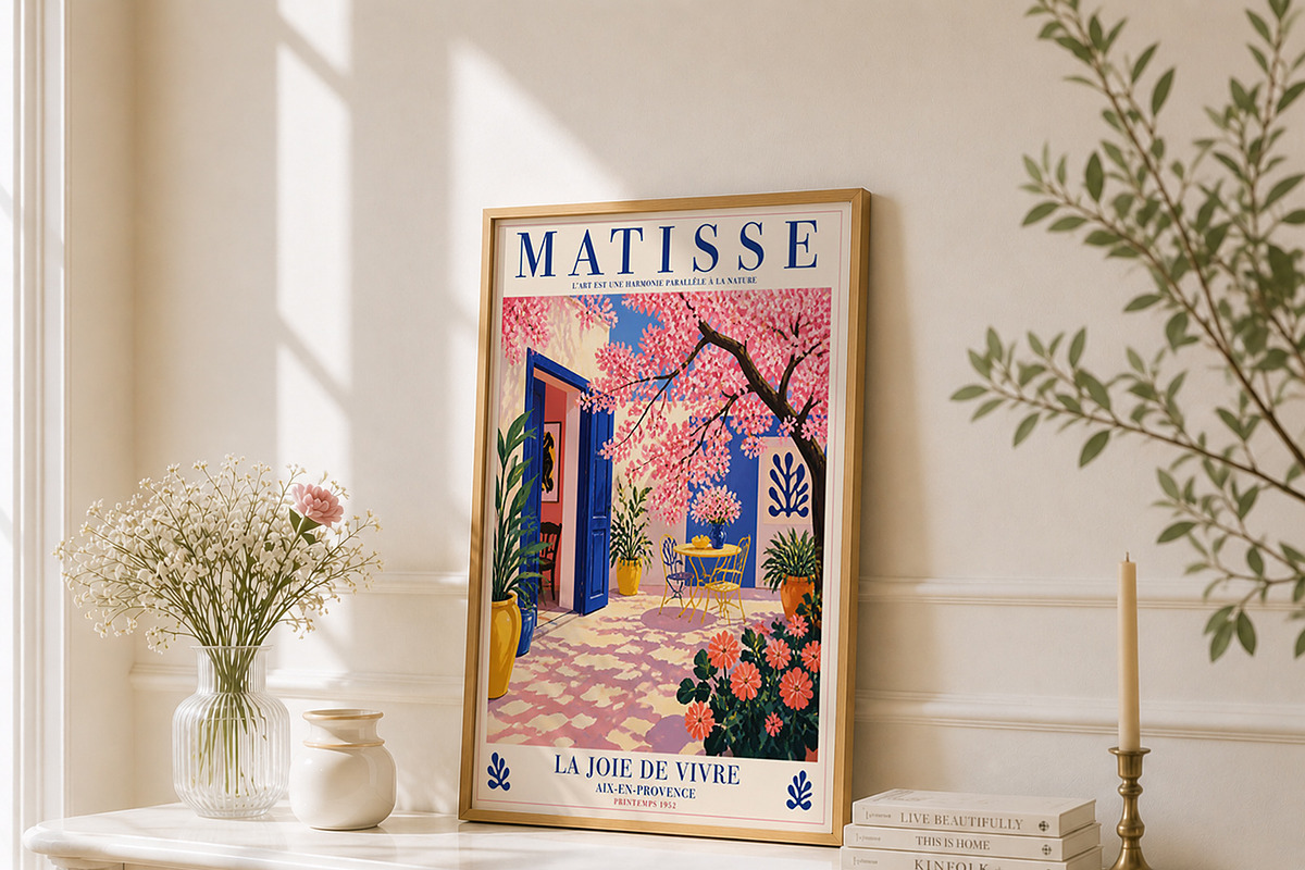 Henri Matisse Garden Wall Art, a Decorative Illustration by elfy creative (Photo 4 of 4)