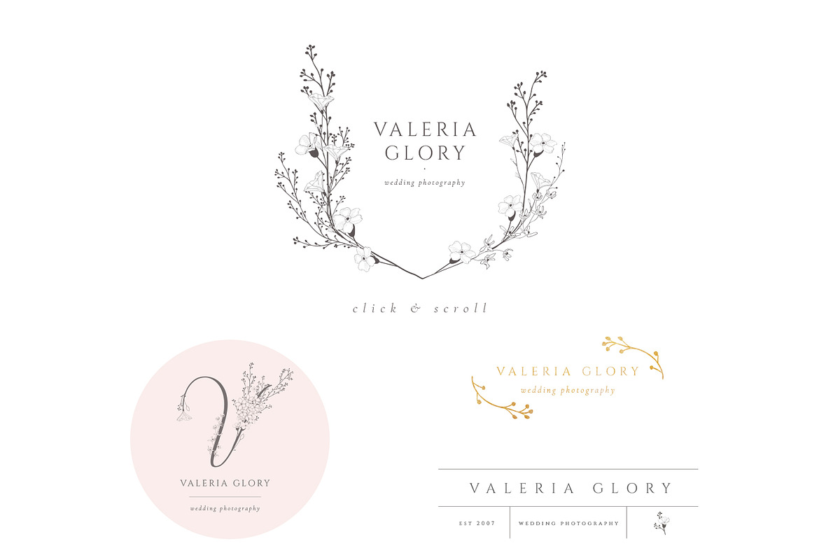 Pre-made Logo ~ Branding Kit, a Branding & Logo Template by Olya Creative (Photo 2 of 9)