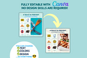 Health & Fitness Bundle -Canva Posts, a Social Media Template by Viral Content Design (Thumbnail 14 of 19)