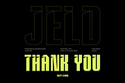 Jeld – Modern Condensed Sport Font, a Sans Serif Font by Drizy (Thumbnail 10 of 10)