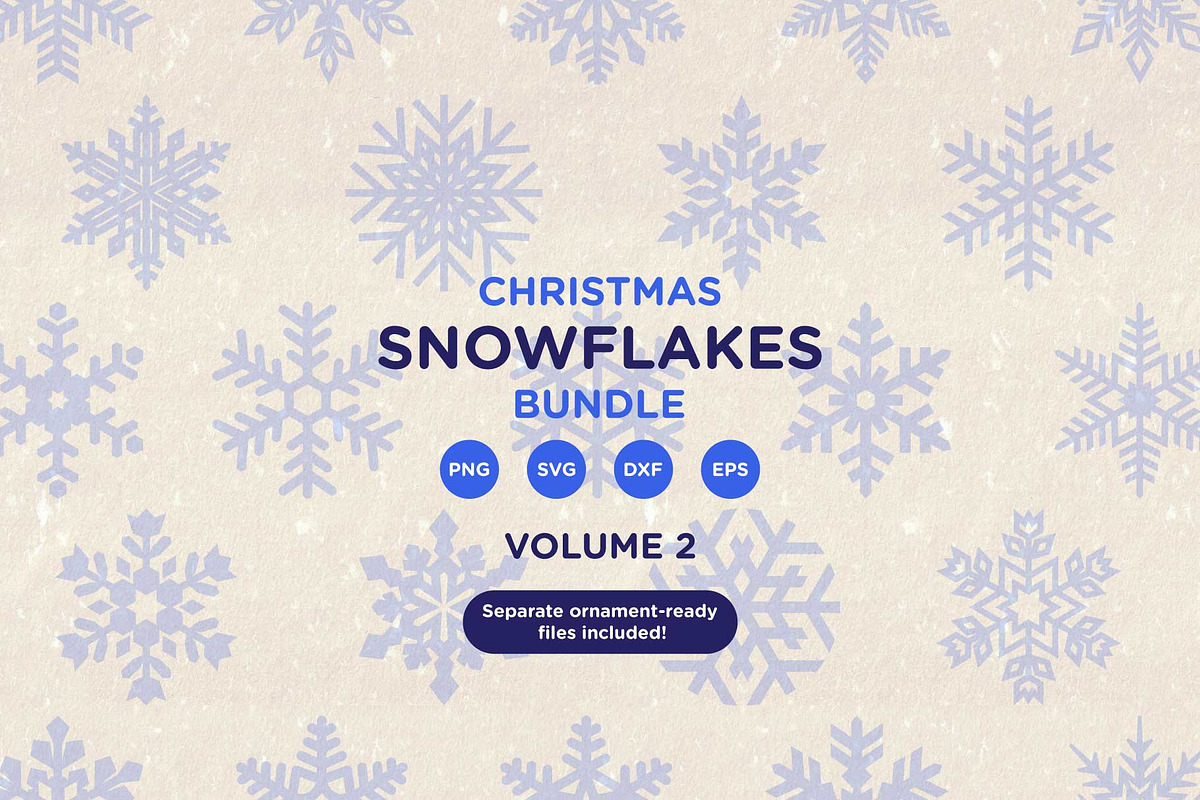 Snowflake SVG Bundle Ornaments Vol 2, an Object Graphic by Seaquint (Photo 1 of 8)
