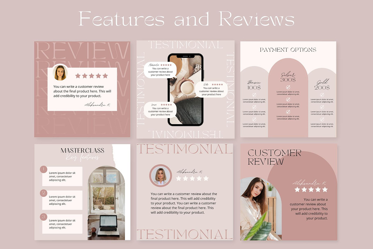 Instagram Creator Canva templates, a Social Media Template by DesignKora (Photo 10 of 19)
