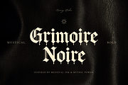 Grimoire Noire – Gothic Blackletter, a Blackletter Font by Creacy Studio (Thumbnail 1 of 8)