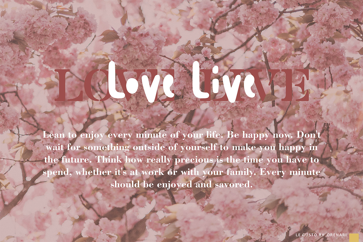 Le Gusto 50% OFF, a Font by Orenari (Photo 12 of 16)