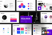 Business Pitch Deck Presentation, a Presentation Template by Studio_Clarity (Thumbnail 1 of 5)