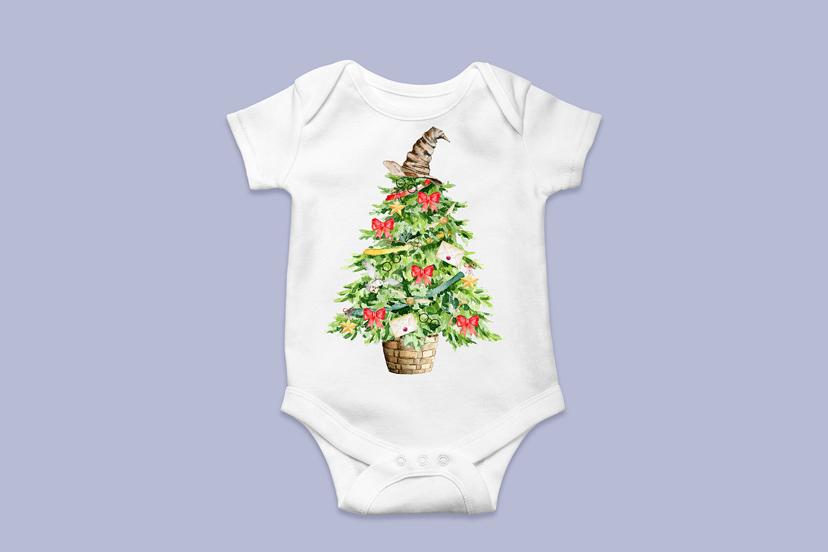 Magical Christmas Watercolor Clipart, an Education Illustration by SimpleWishesArt (Photo 5 of 6)