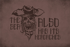 Pirate Modern Label Typeface