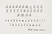 Rosvera - Handwritten Font, a Handwritten Font by portype (Thumbnail 16 of 16)