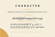 Hello Fresh - Heart Script Font, a Script Font by Muwatta Studio (Thumbnail 7 of 10)