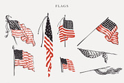 USA history & 4th of July vector set, a Decorative Illustration by kaer_shop (Thumbnail 5 of 14)
