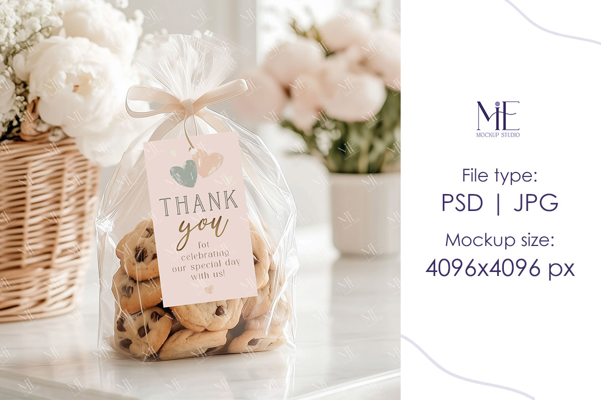 Gift Tag Mockup, Cookie Tag Mockup, a Mockup by Mie Mockup Studio (Photo 3 of 6)