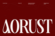 Aorust, a Serif Font by Indotype Foundry (Thumbnail 1 of 10)